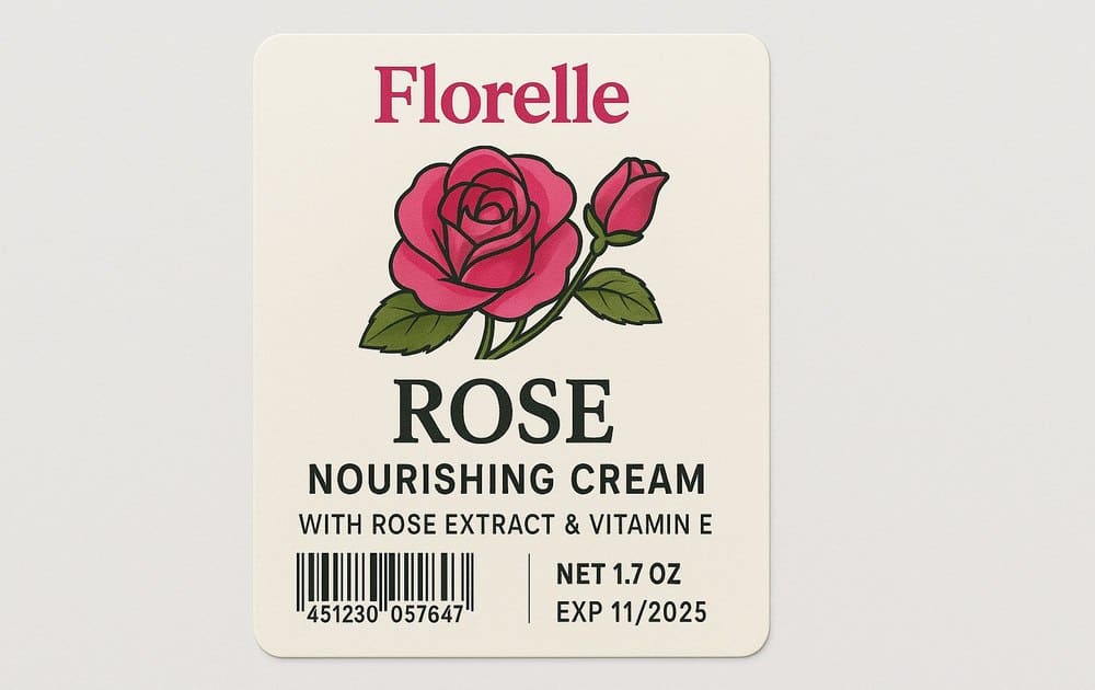 Термотрансферная этикетка florelle