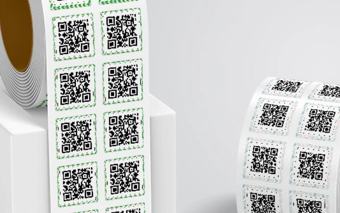Наклейки с QR кодом